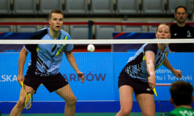 Jeux Européens 2023 Delphine Delrue et Thom Gicquel (badminton) en argent