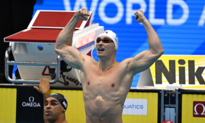 Euro petit bassin natation 2023 Maxime Grousset en or sur le 100 mètres nage libre !