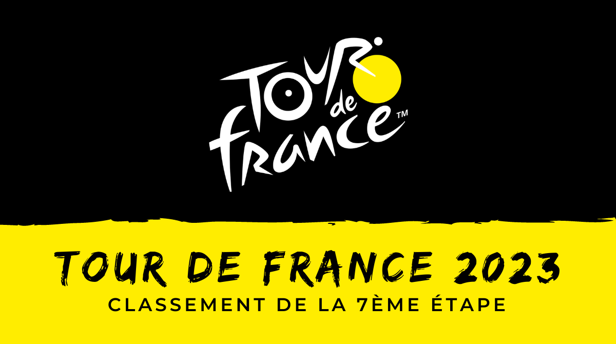 Tour de France 2023 - Classement 7ème étape