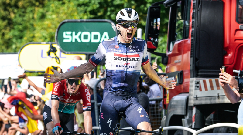 Tour de France 2023 Kasper Asgreen règle l'échappée et remporte la 18e étape