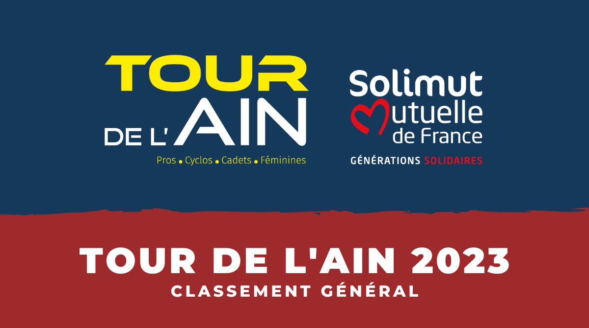 Tour de l'Ain 2023 - Classement général