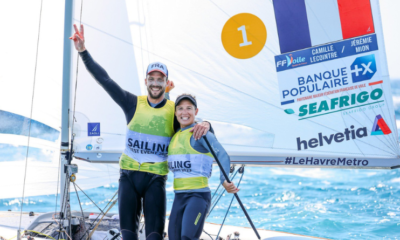 Voile Nolot, Mazella, Lecointre et Mion, des Bleus en or au test event