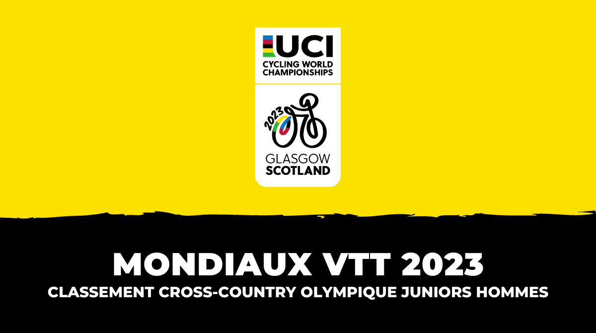 Championnats du monde VTT 2023 - Classement XCO Juniors hommes