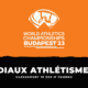 Classement 10 000 m femmes Championnats du monde Athlétisme 2023