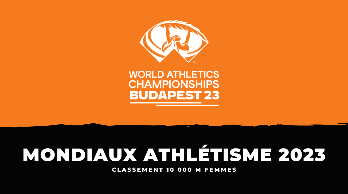 Classement 10 000 m femmes Championnats du monde Athlétisme 2023
