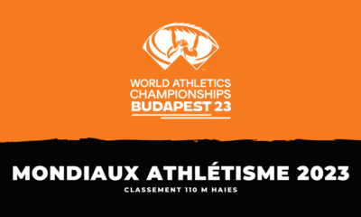 Classement Finale 110 m haies Athlétisme Championnats du monde 2023