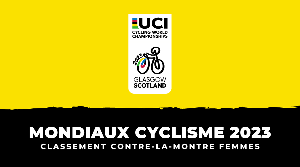 Cyclisme Championnats du monde 2023 - Classement contre-la-montre femmes
