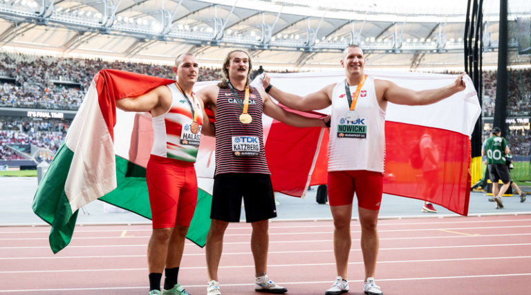Mondiaux d'athlétisme 2023 : Ethan Katzberg destitue Pawel Fajdek au ...