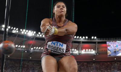 Mondiaux d'athlétisme 2023 Camryn Rogers remporte l'or au marteau