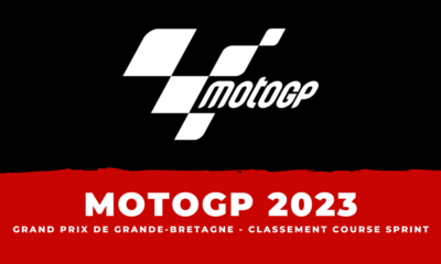 MotoGP Grande-Bretagne 2023 - Classement Course sprint