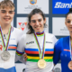 Piste Mondiaux U19 Mélanie Dupin championne du monde de la course aux points !
