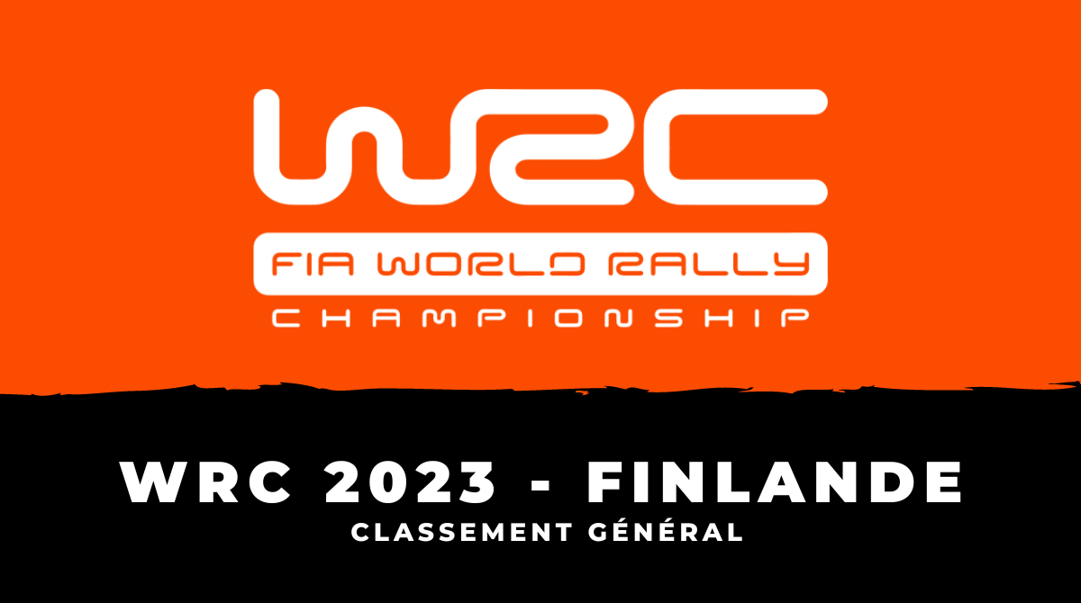 Rallye de Finlande 2023 - Classement général