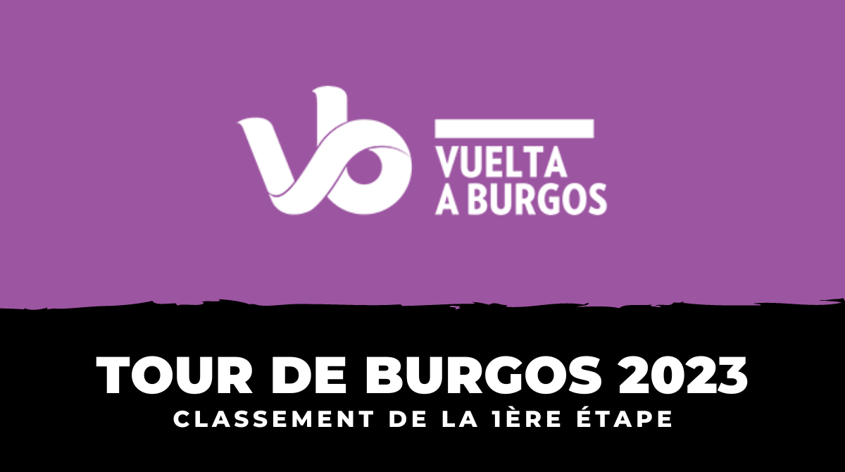 Tour de Burgos 2023 - Classement 1ère étape