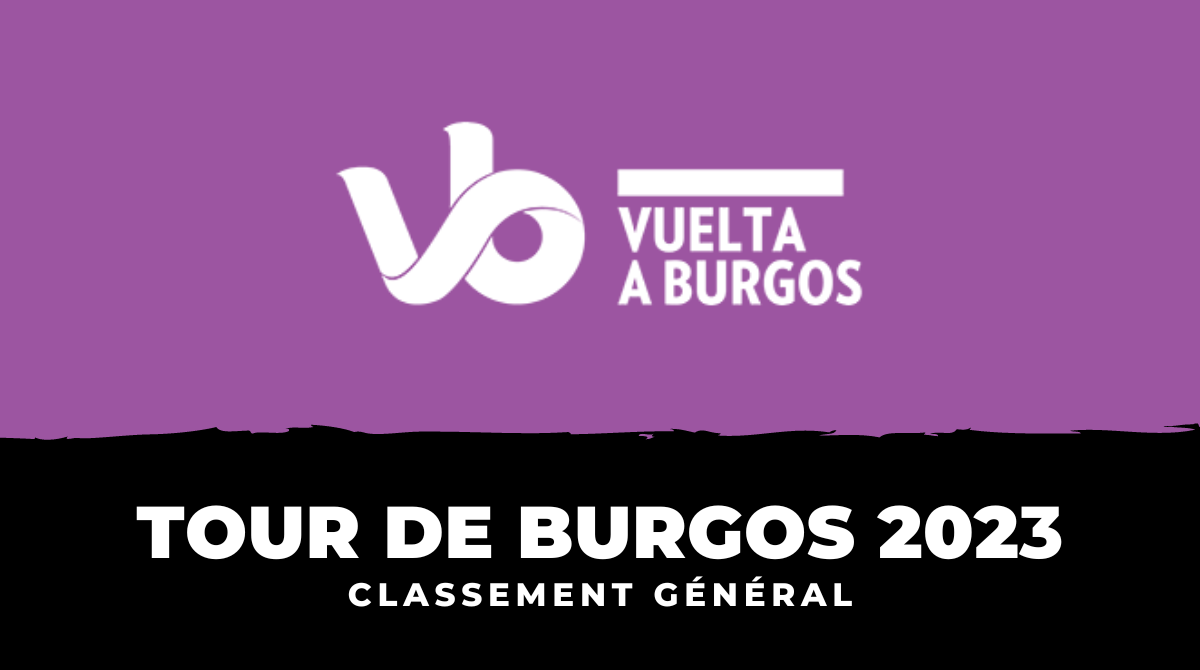 Tour de Burgos 2023 - Classement général