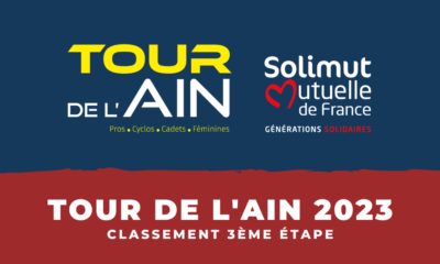 Tour de l'Ain 2023 - Classement 3ème étape