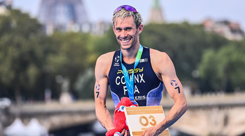 Triathlon Test Event JO 2024 Dorian Coninx 3ème à Paris, Alex Yee en balade (1)