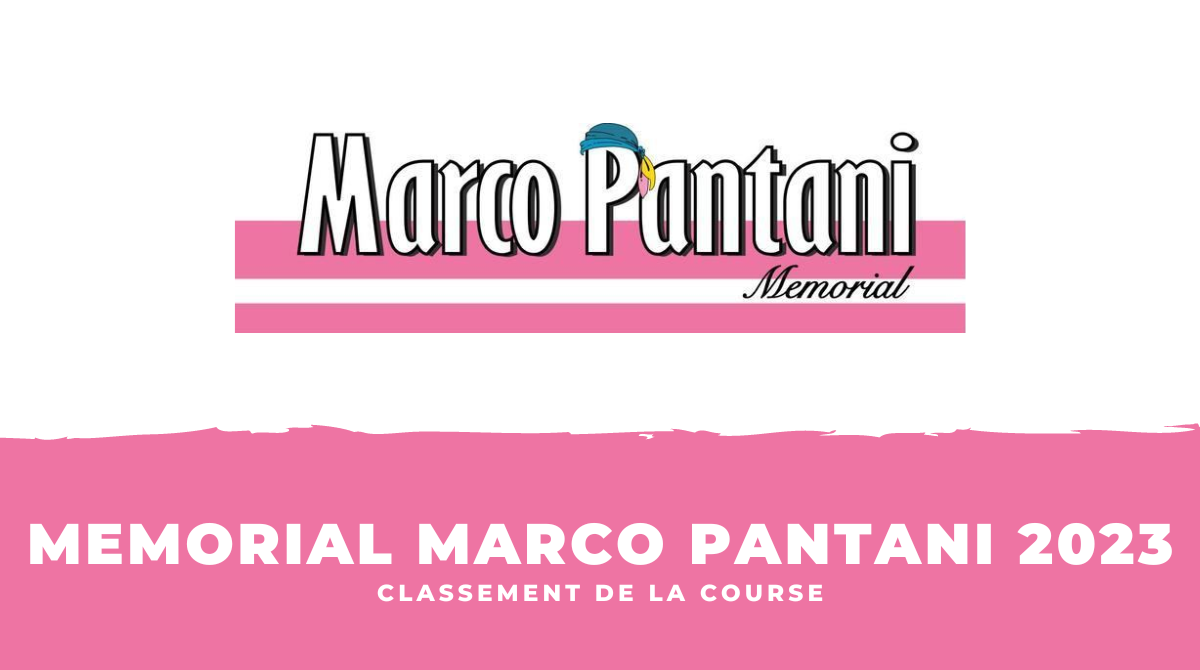Classement Memorial Marco Pantani 2023