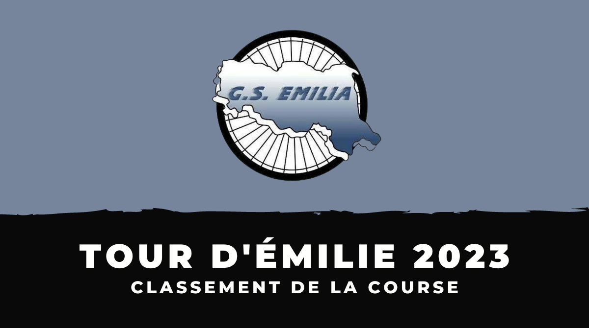 Classement Tour d'Émilie 2023