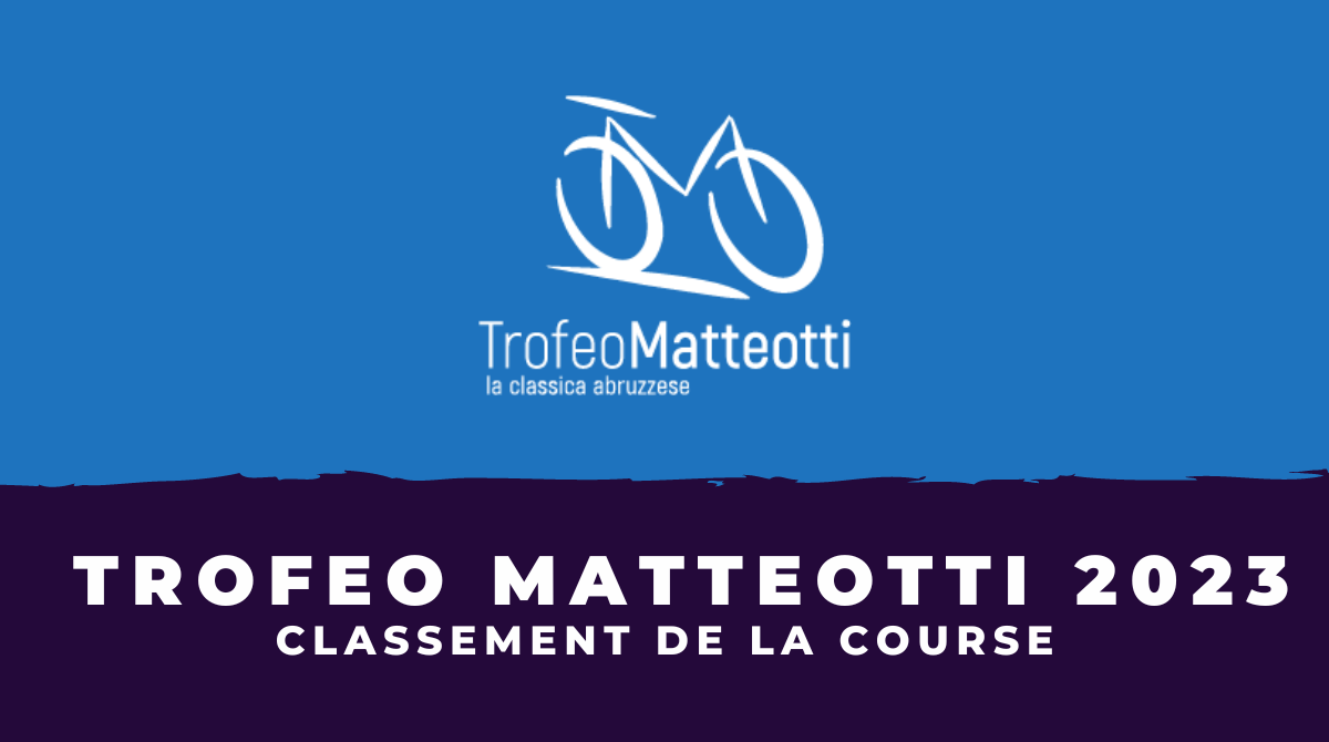Classement Trofeo Matteotti 2023