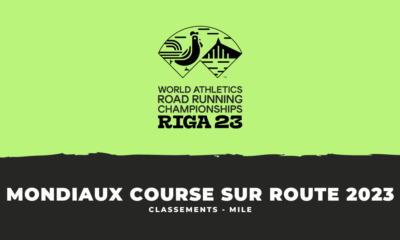 Classement du Mile Course sur route Championnats du monde 2023
