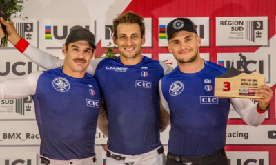 Coupe du monde de BMX : Joris Daudet sur la plus haute marche d'un podium 100% tricolore à Sarrians