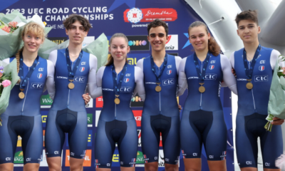 Cyclisme Championnats d'Europe 2023 Le relais mixte juniors français se pare de bronze