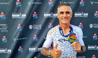 Laurent Jalabert et Alexandre Vinokourov champions du monde d'Ironman à Nice