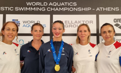 Natation artistique Romane Temessek championne du monde jeunes du solo