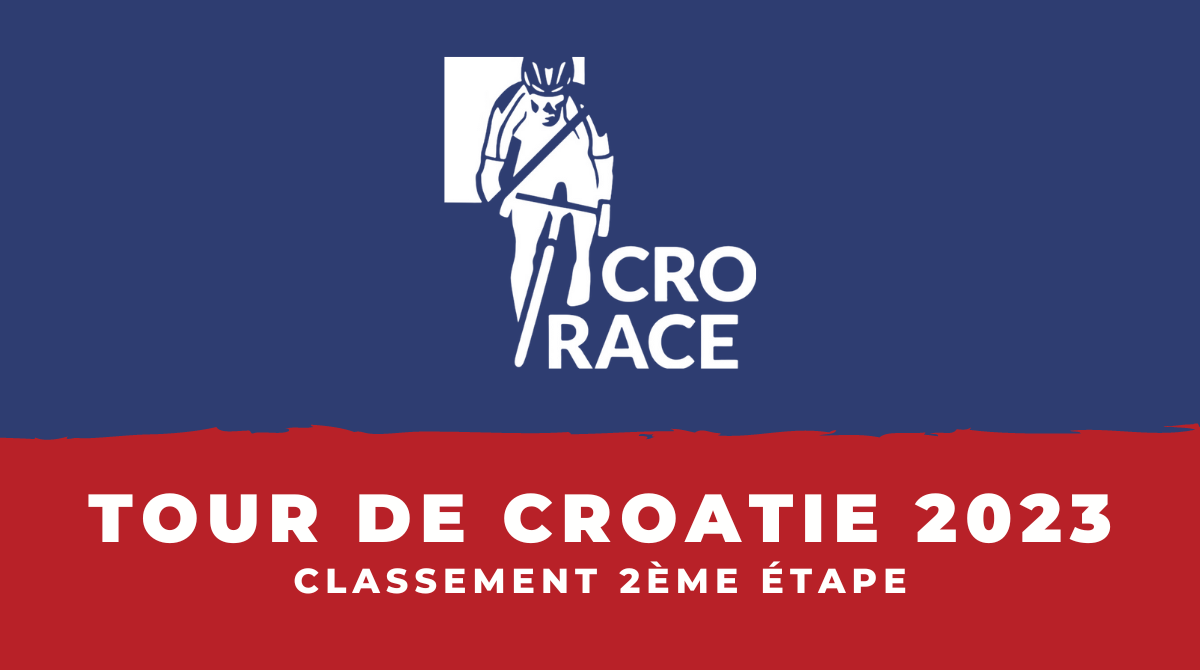 Tour de Croatie 2023 - Classement 2ème étape