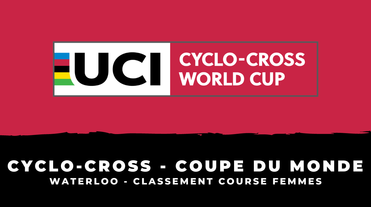 Cyclo-cross Waterloo 2023 – Classement course femmes