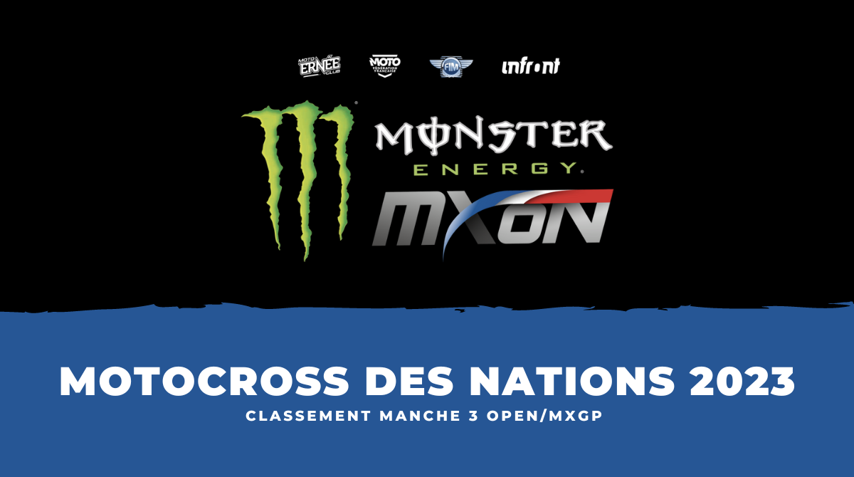 Motocross des Nations 2023 - Classement Manche 3 OpenMXGP