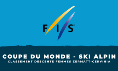 Classement Descente Zermatt-Cervinia femmes 2023
