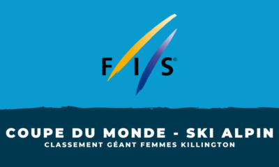 Classement Géant femmes Killington 2023