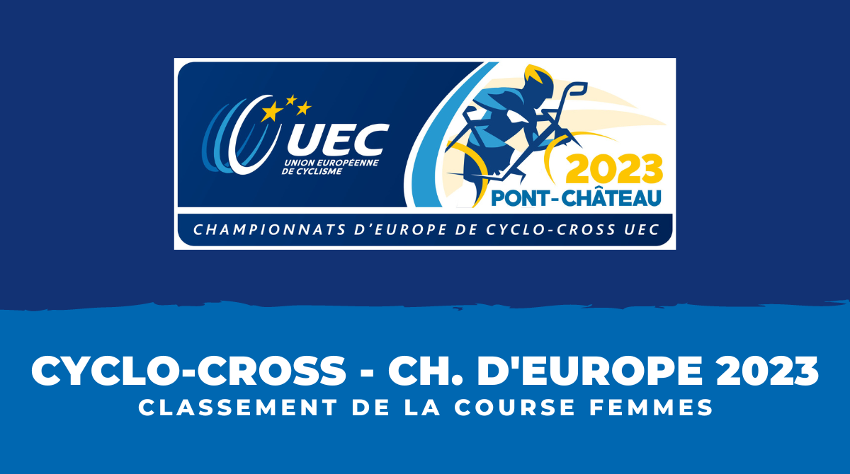 Classement course femmes Cyclo-cross Championnats d'Europe 2023