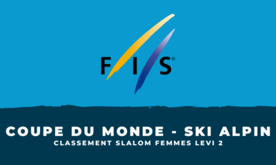 Classement du deuxième Slalom de Levi femmes 2023