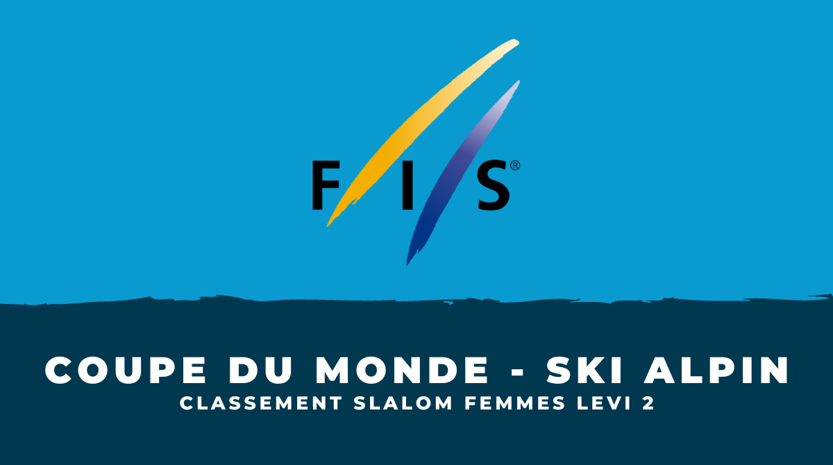 Classement du deuxième Slalom de Levi femmes 2023