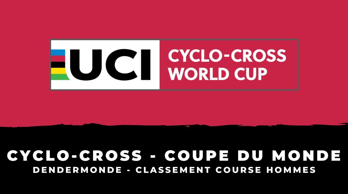 Cyclo-cross Dendermonde 2023 – Classement course hommes