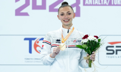 Gymnastique Maëlys Lenclos sacrée double championne d'Europe d'Aérobic