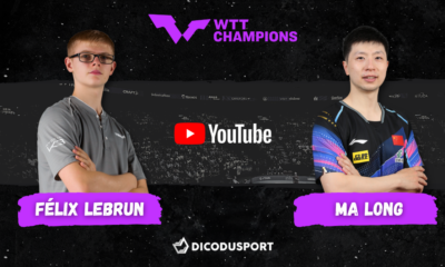 [Live Vidéo] Félix Lebrun - Ma Long, demi-finale WTT Francfort