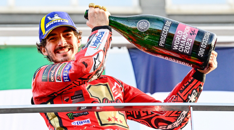 MotoGP Valence 2023 Francesco Bagnaia s'impose et devient double champion du monde