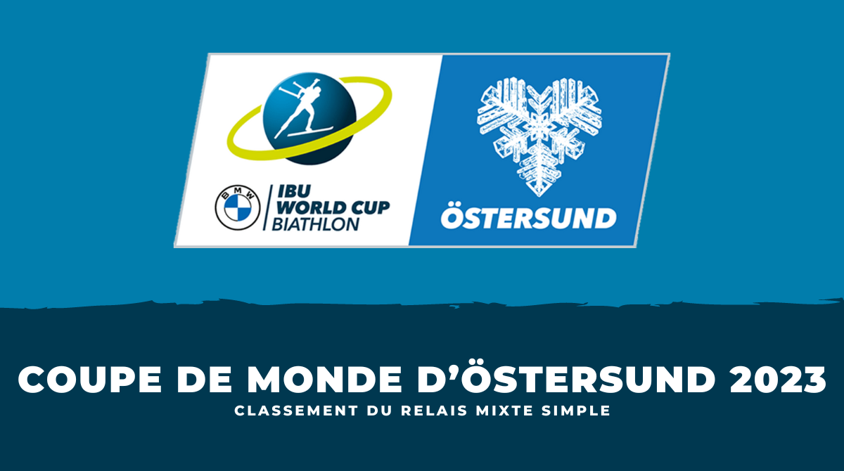 Ostersund Biathlon 2023 - Classement Relais mixte simple