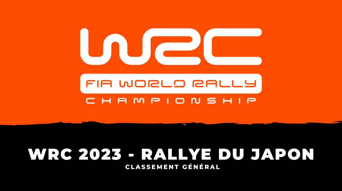Rallye du Japon 2023 - Classement en direct