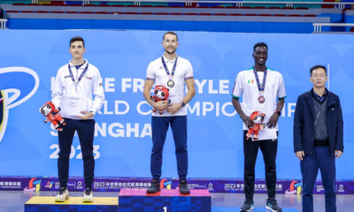 Skate cross Florian Petitcollin champion du monde pour la neuvième fois