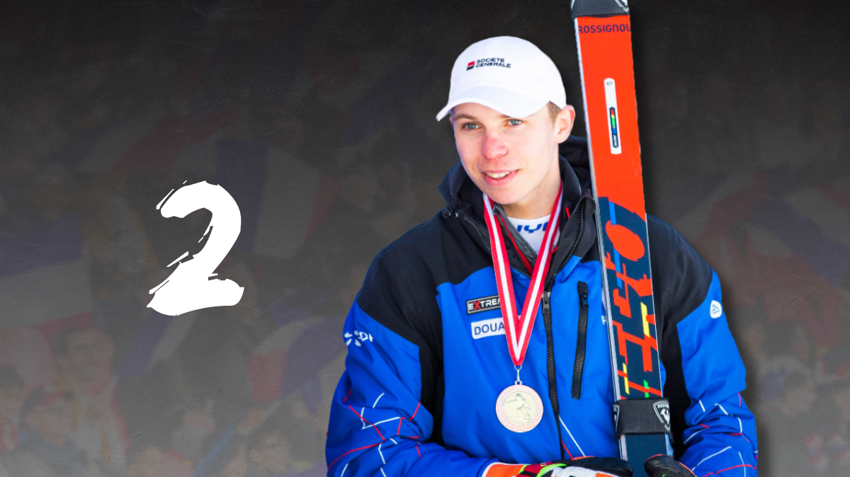 Champion des Champions français 2023 Arthur Bauchet (2ème), l'empereur des neiges
