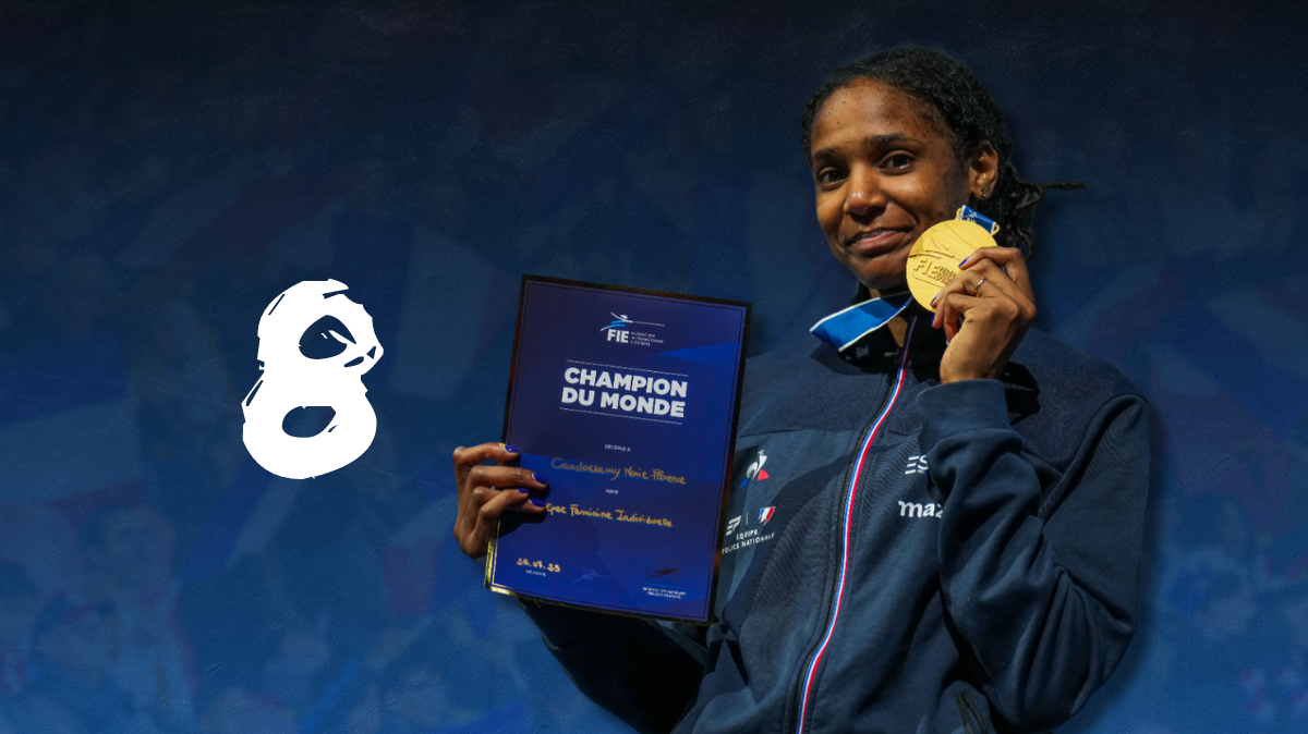 Championne des Championnes françaises 2023 Marie-Florence Candassamy (8ème), la touche en or