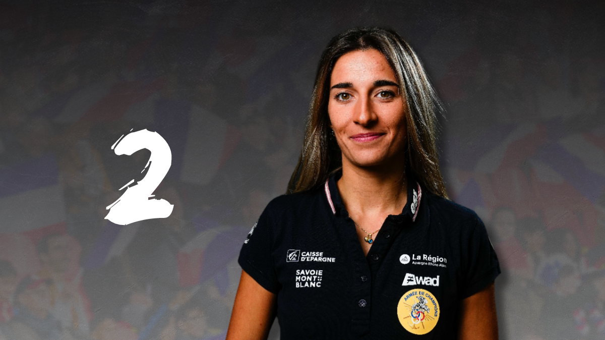 Championne des Championnes françaises 2023 Perrine Laffont (2ème), la boss voltige toujours