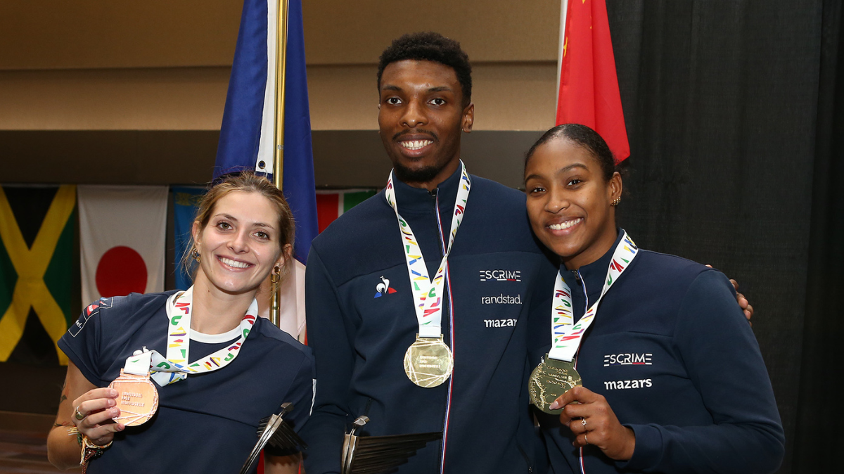 Coupe du monde d'escrime Coraline Vitalis et Luidgi Midelton raflent la manche de Vancouver