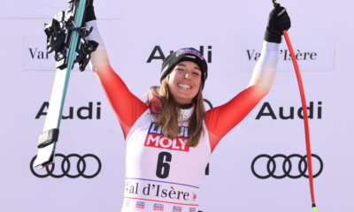 Descente femmes Val d'Isère Jasmine Flury dame le pion aux favorites