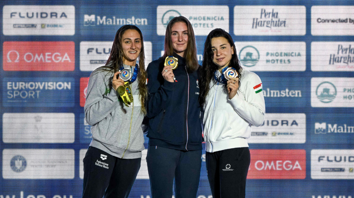Euro petit bassin natation 2023 Anastasiia Kirpichnikova triomphe sur 800 mètres nage libre !