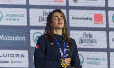 Euro petit bassin natation 2023 Béryl Gastaldello enfin en or sur 100 mètres nage libre !